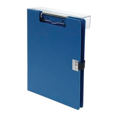 Omnimed Omnimed Overbed Covered Poly Clipboard, 10"W x 13"H, Blue 205603-BL